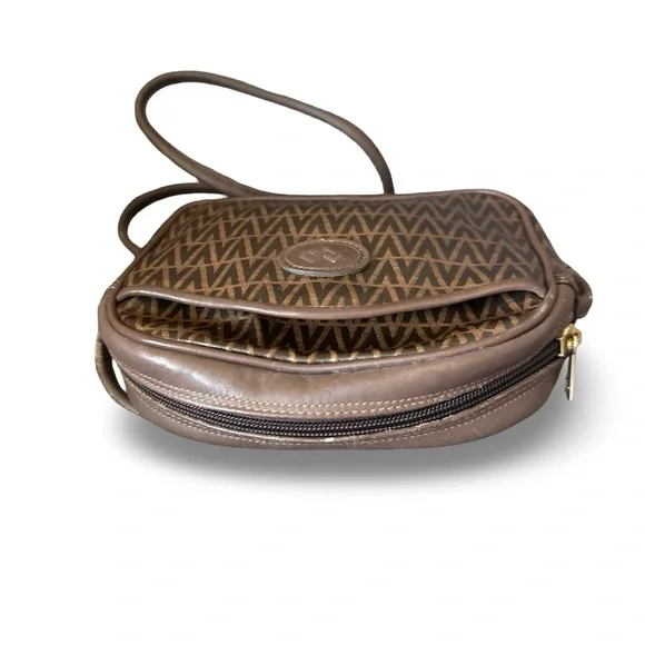 Mario Valentino Shoulder Bag in PVC & Leather Crossbody Mini Bag - Picture 6 of 9